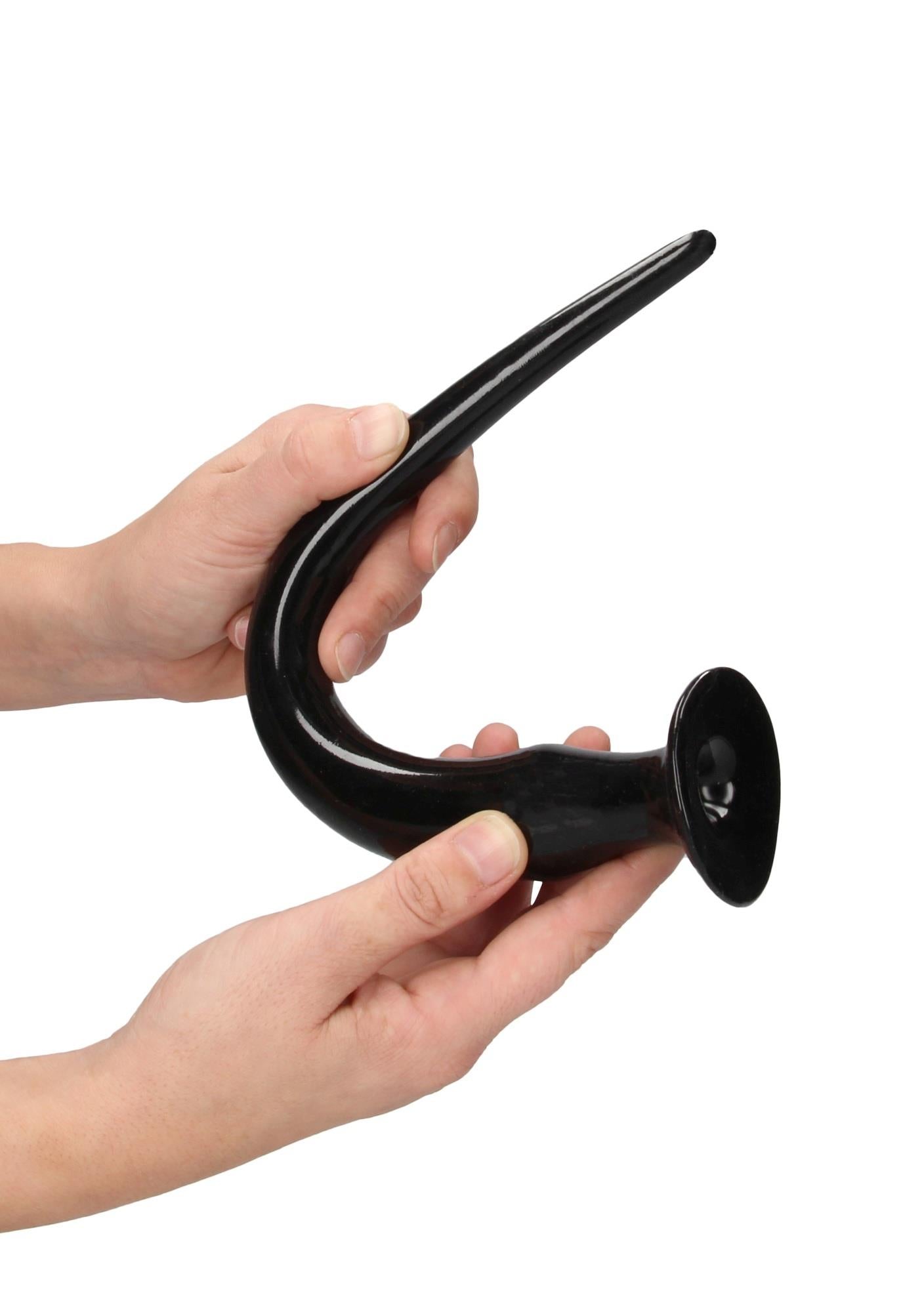 2-Ass Spike Dildo - 34 cm - Black-2