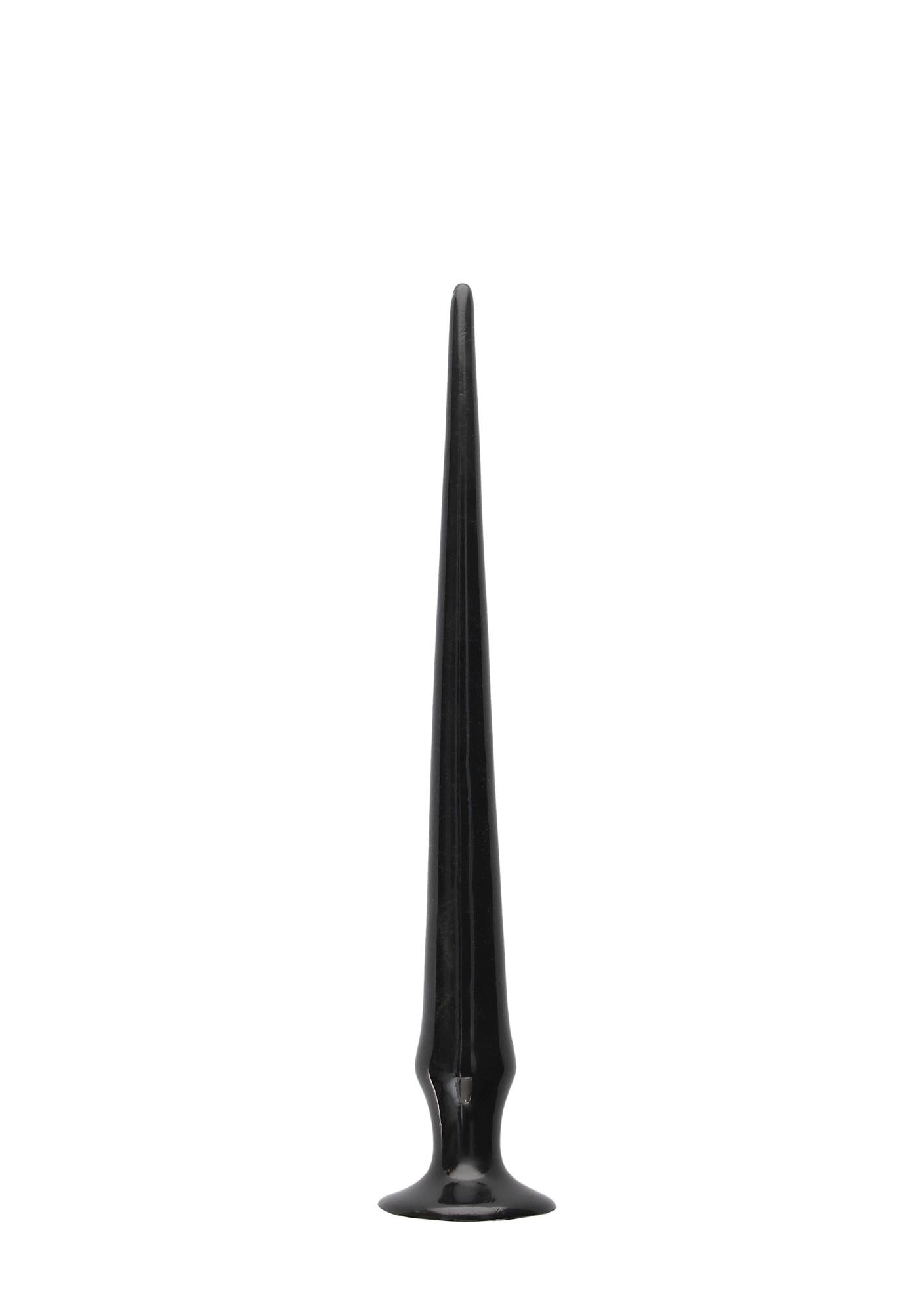 3-Ass Spike Dildo - 34 cm - Black-3