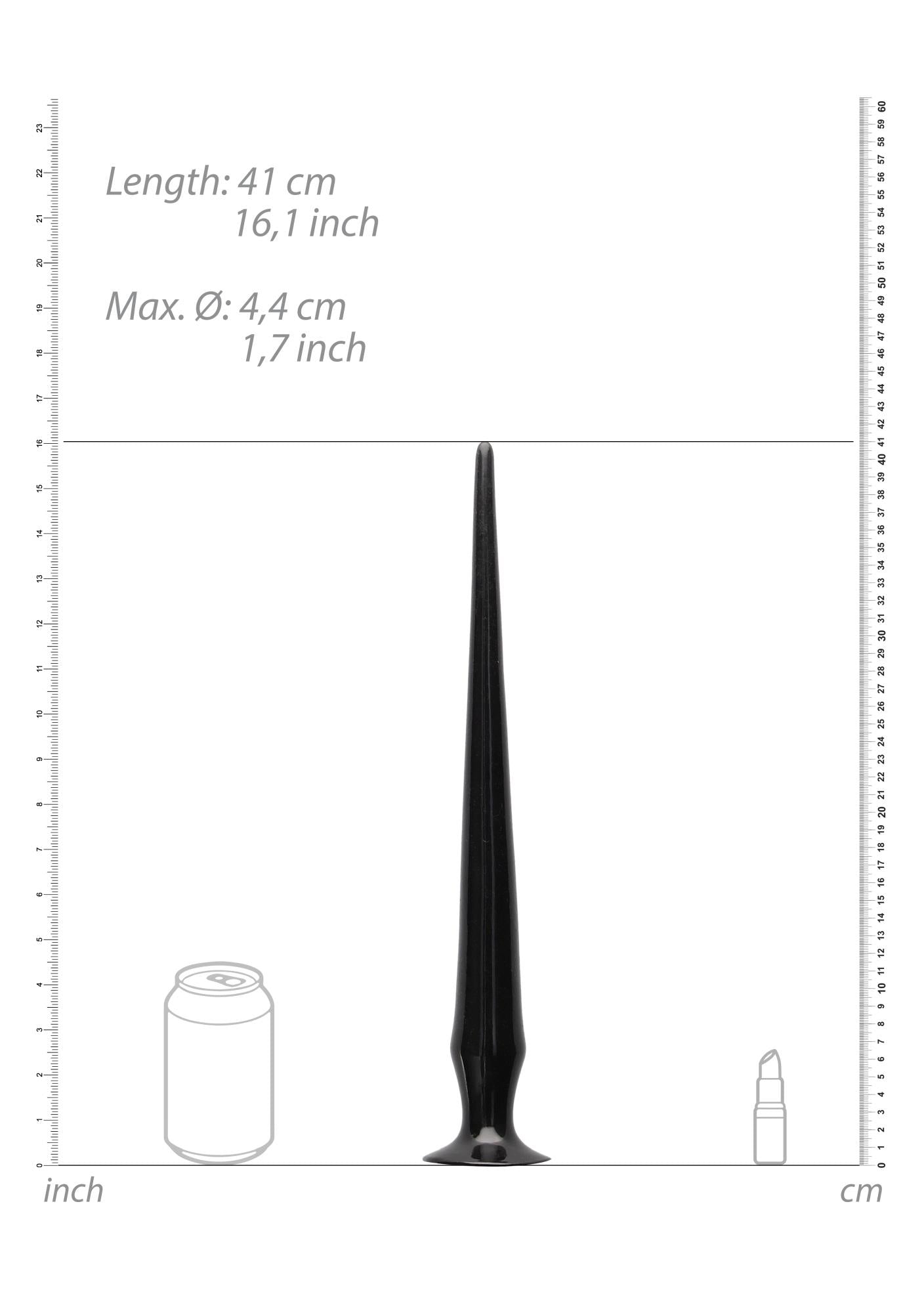 3-Długie dildo analne wąskie sex sonda do pupy 42 cm-3
