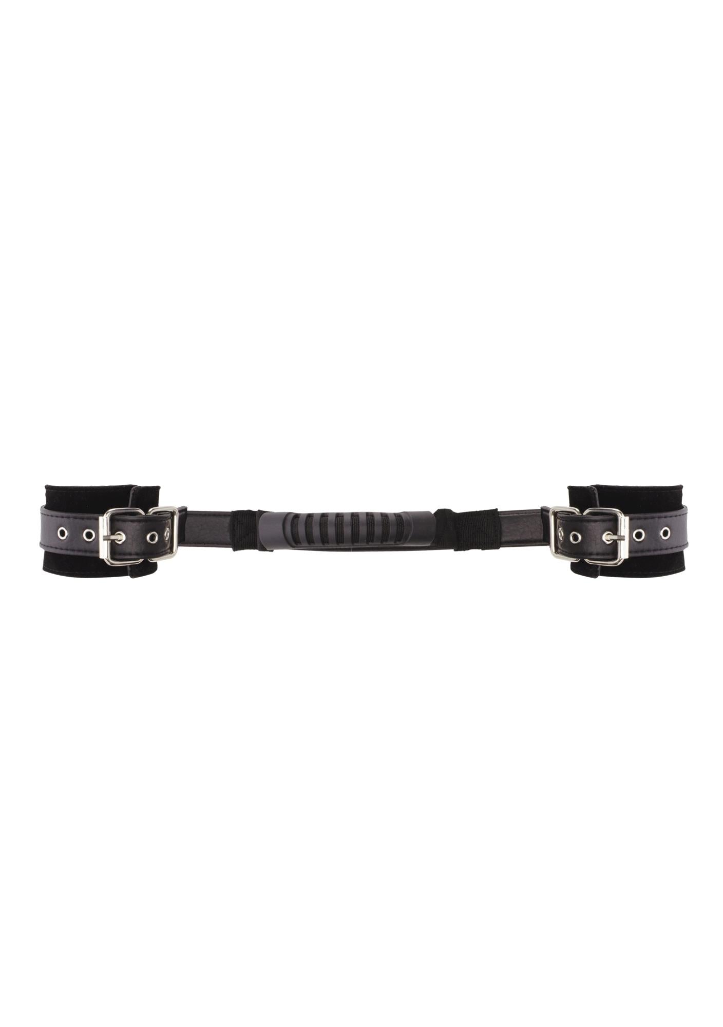 3-Bonded Leather Hand Cuffs With Handle-3