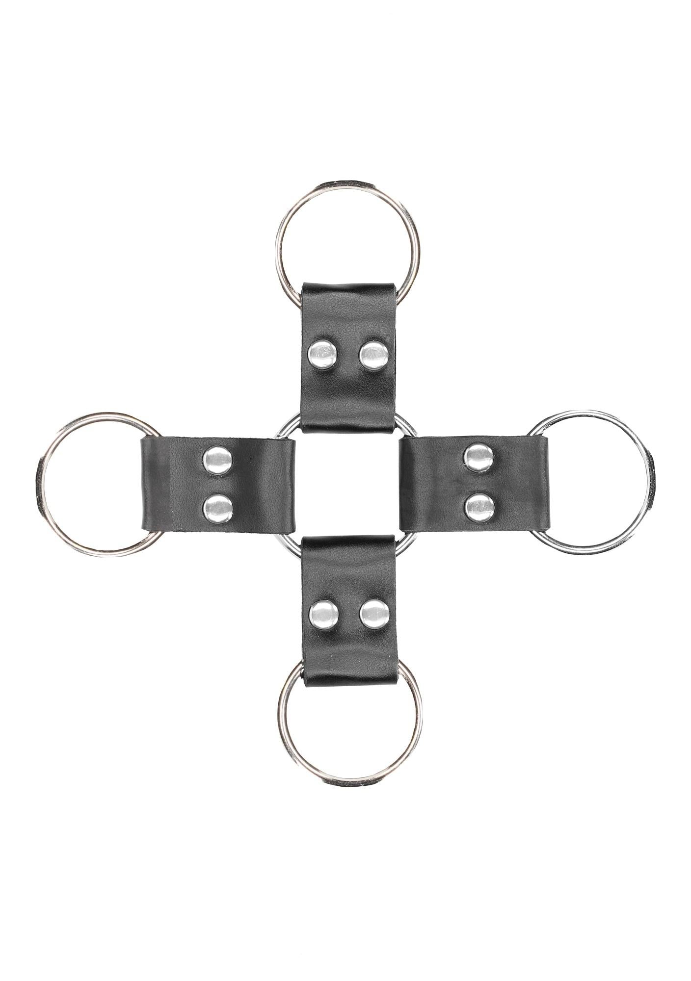 7-Bonded Leather Hogtie With Hand and Ankle Cuffs-7