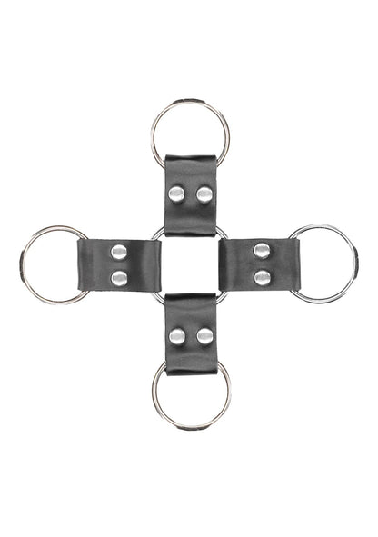 7-Bonded Leather Hogtie With Hand and Ankle Cuffs-7