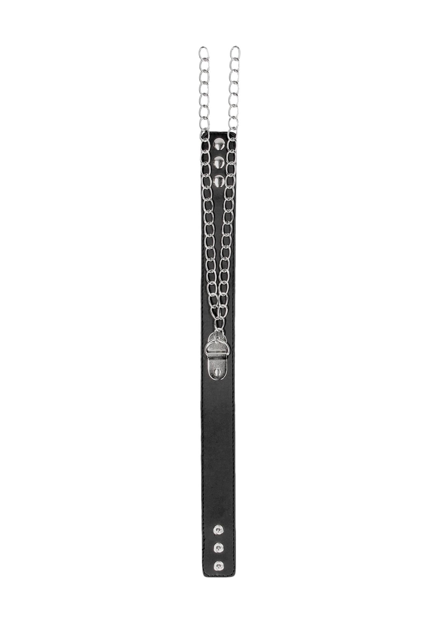 9-Bonded Leather Collar With Hand Cuffs-9