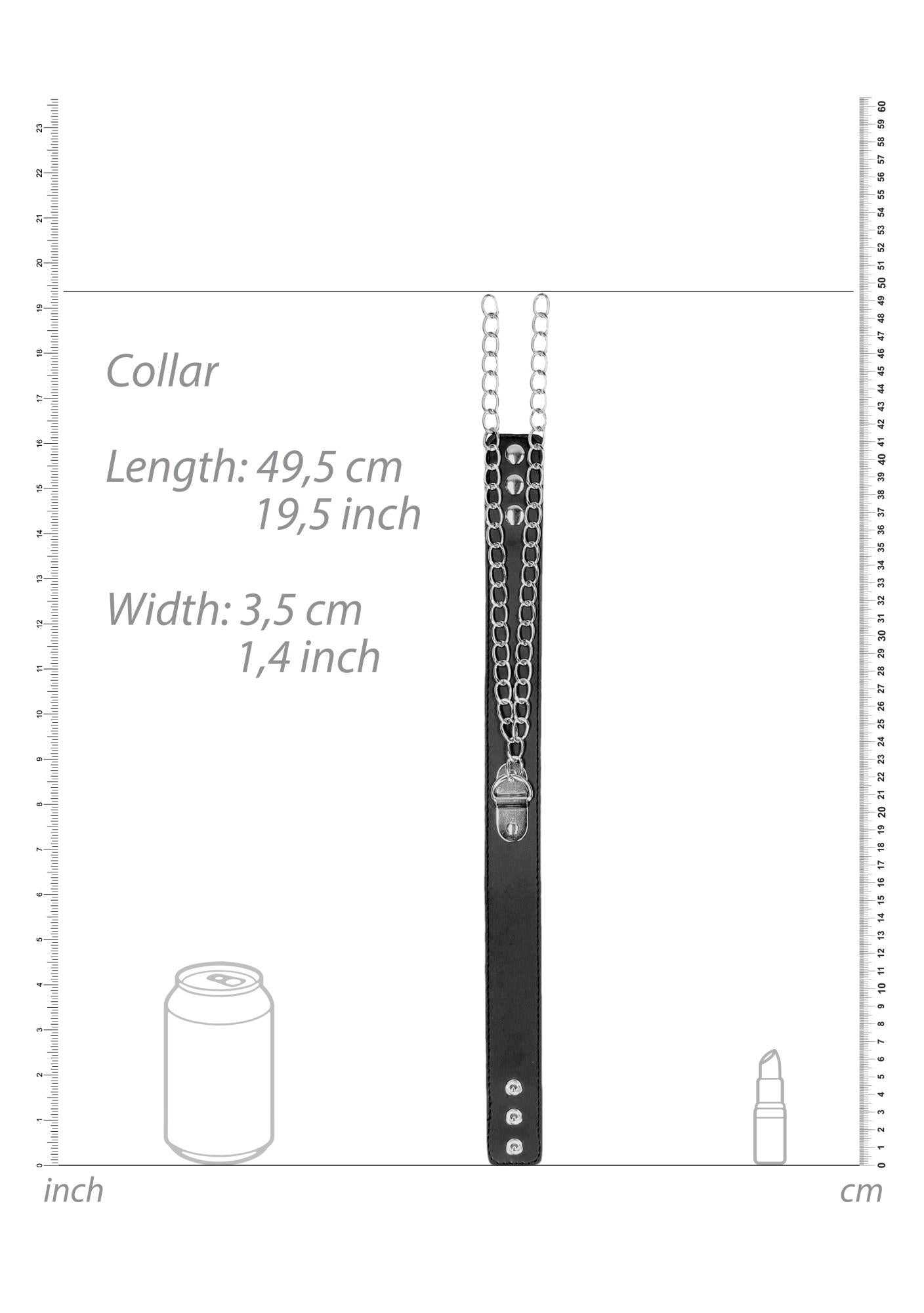 10-Bonded Leather Collar With Hand Cuffs-10