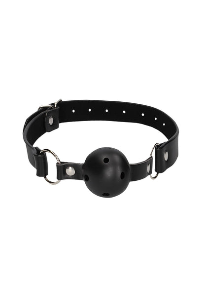 3-Breathable Ball Gag With Nipple Clamps-3