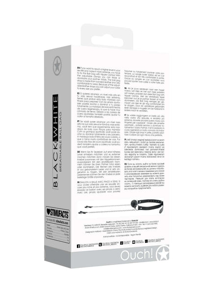 5-Breathable Ball Gag With Nipple Clamps-5