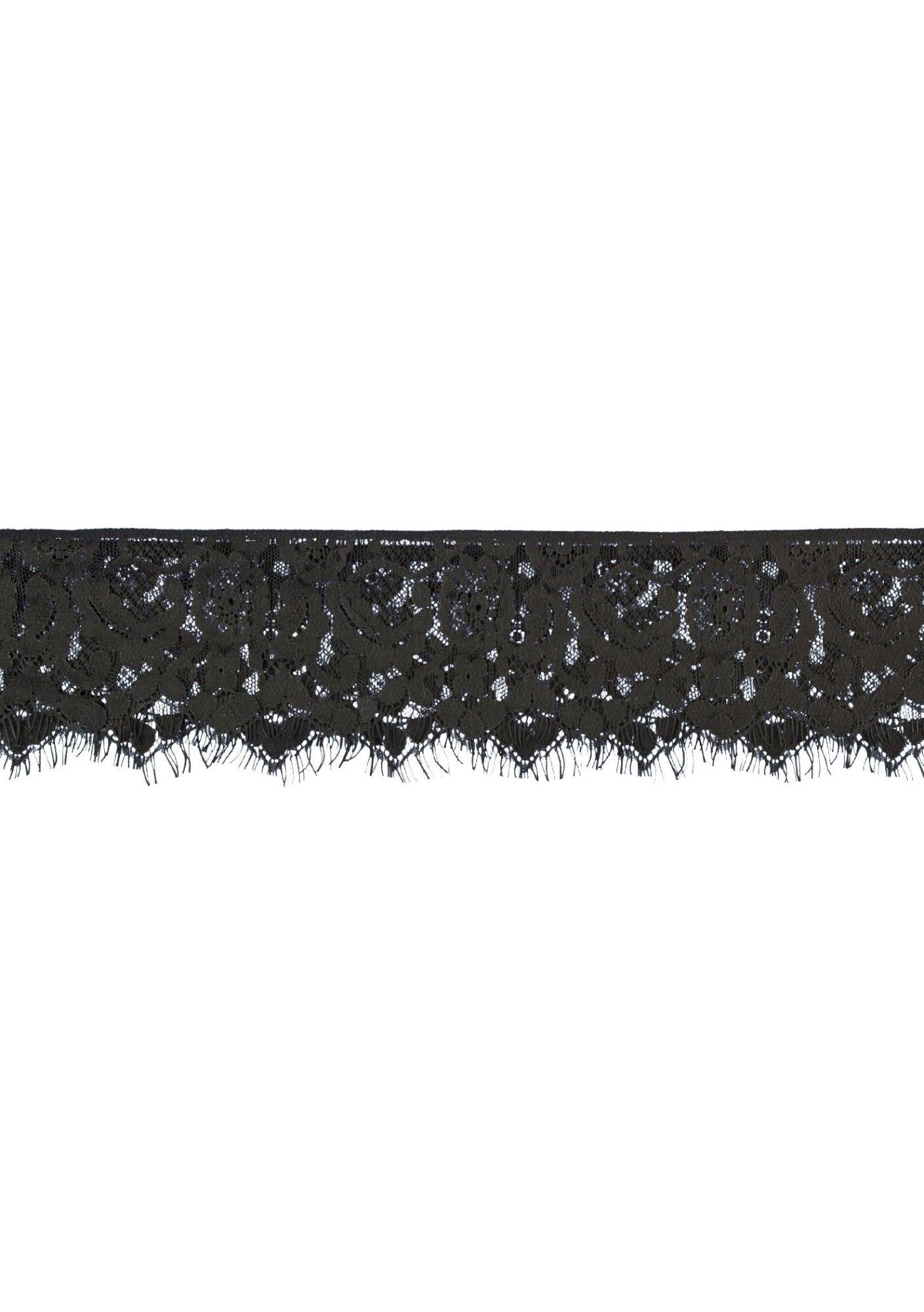 2-Koronkowa Maska Lace Mask - With Elastic Straps-2