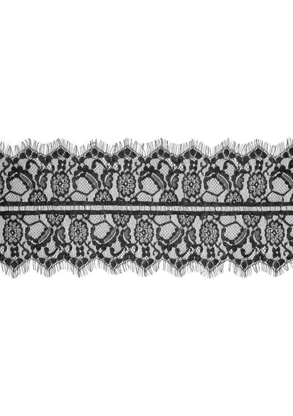 5-Koronkowa Maska Lace Mask - With Elastic Straps-5