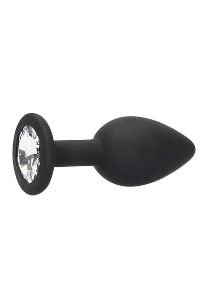 5-Korek analny z kryształkiem plug silikonowy sex-5