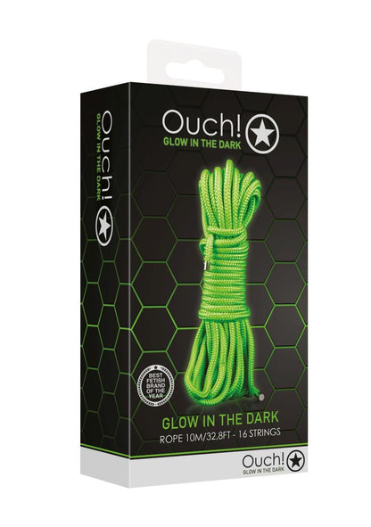 2-Rope - 10m/16 Strings - Glow in the Dark - Neon Green-2