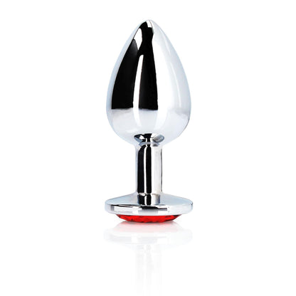 6-METALOWY ELEGANCKI KOREK ANALNY PLUG Z DIAMENTEM 7 CM WODOODPORNY-6