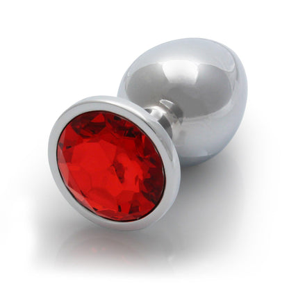 5-METALOWY KOREK ANALNY PLUG Z DIAMENTEM 9,3 CM WODOODPORNY-5