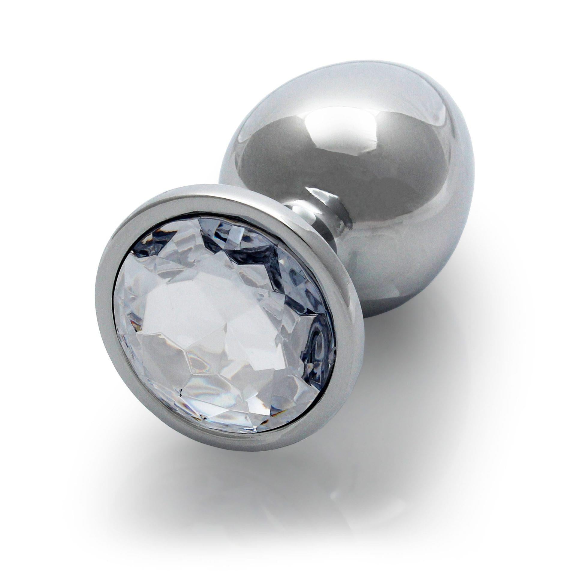 1-Round Gem Butt Plug - Medium-1