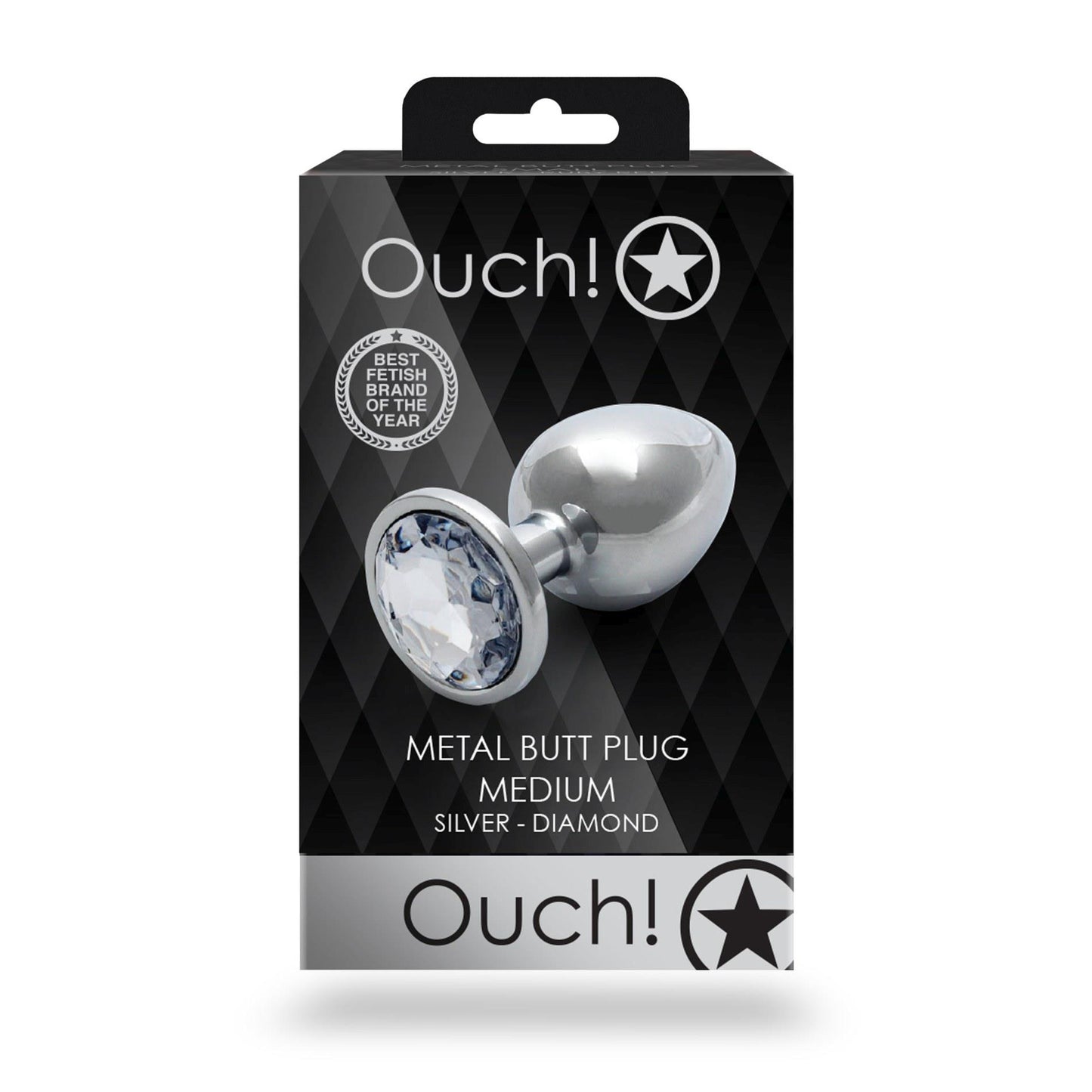 2-Round Gem Butt Plug - Medium-2