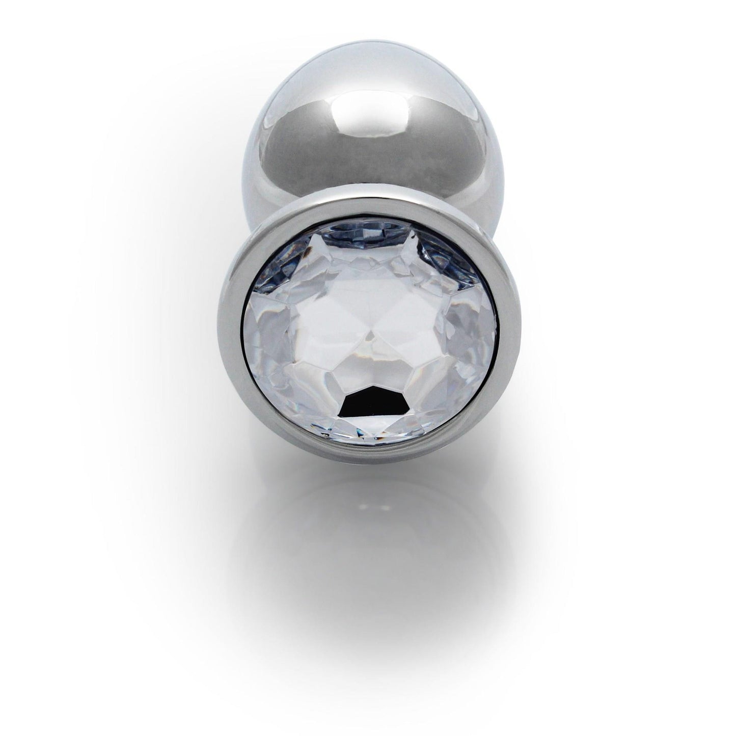 4-Round Gem Butt Plug - Medium-4