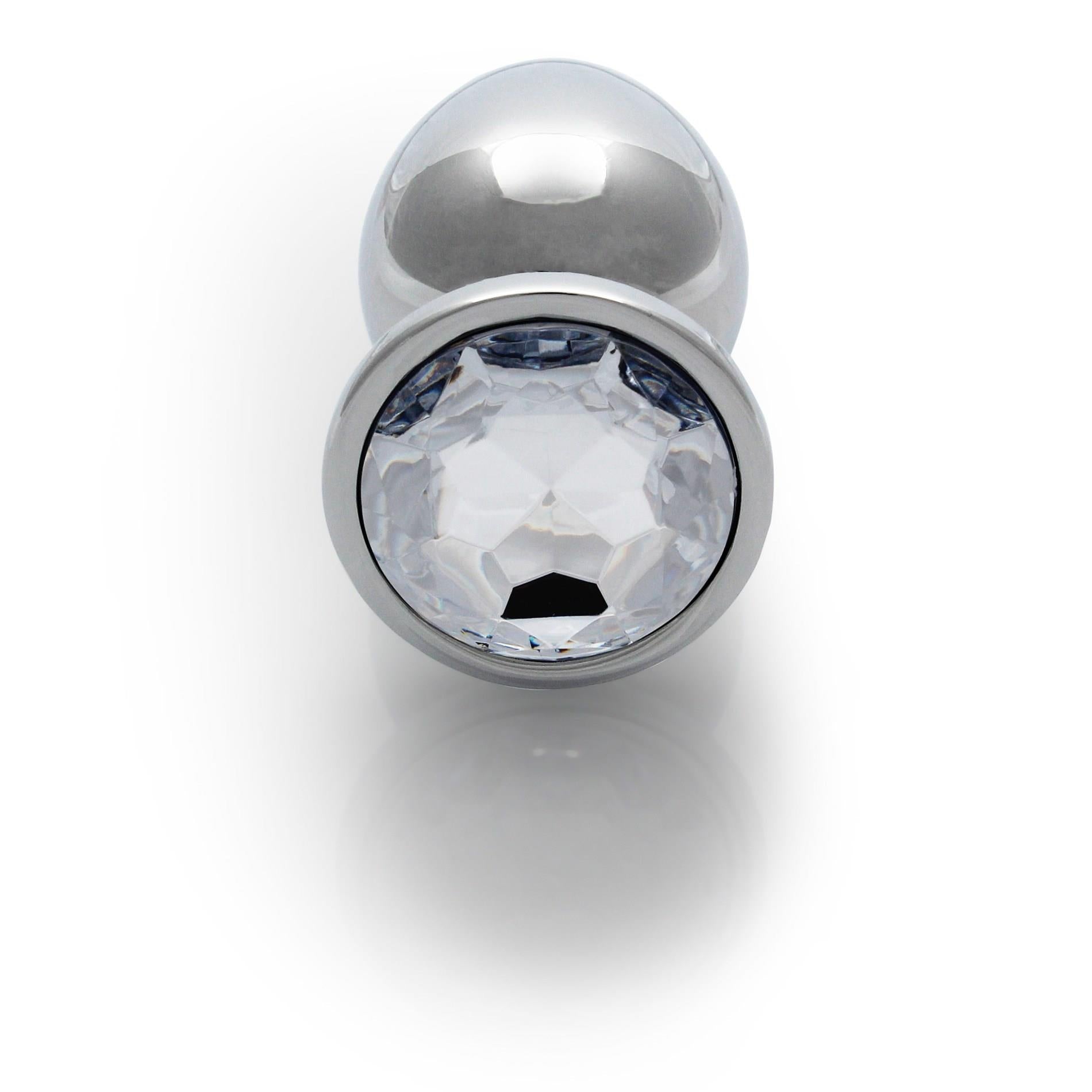 4-Round Gem Butt Plug - Medium-4