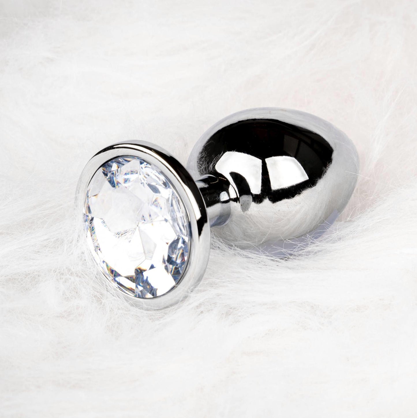8-Round Gem Butt Plug - Medium-8