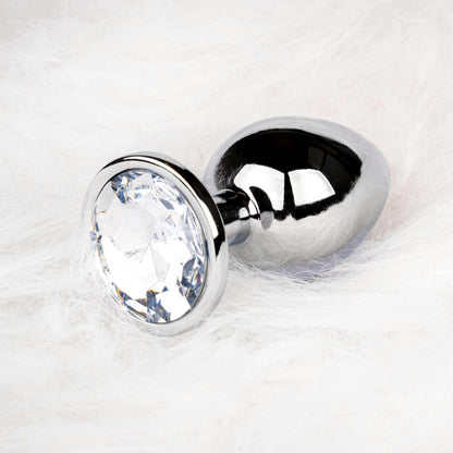 8-Round Gem Butt Plug - Medium-8