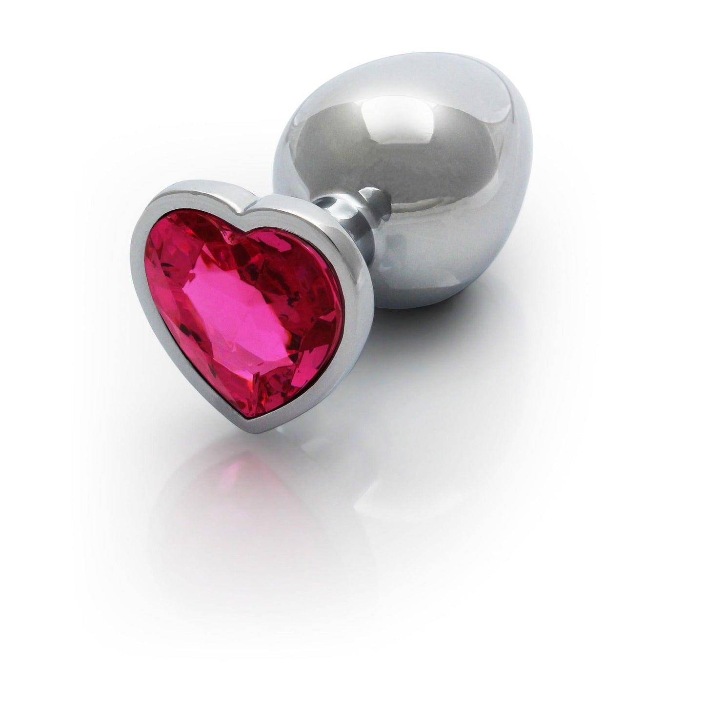 8-SREBRNA ZATYCZKA  PLUG ANALNY KOREK METALOWY Z DIAMENTEM 9,3 CM-8
