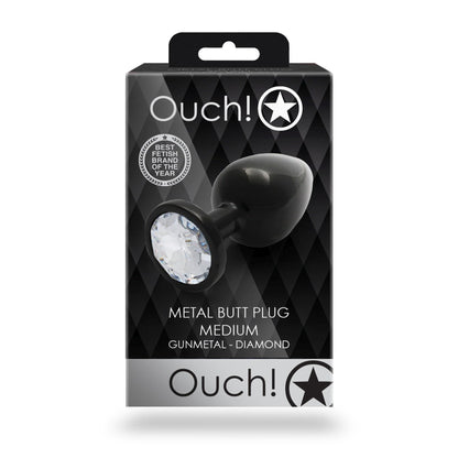 2-Round Gem Butt Plug - Medium-2