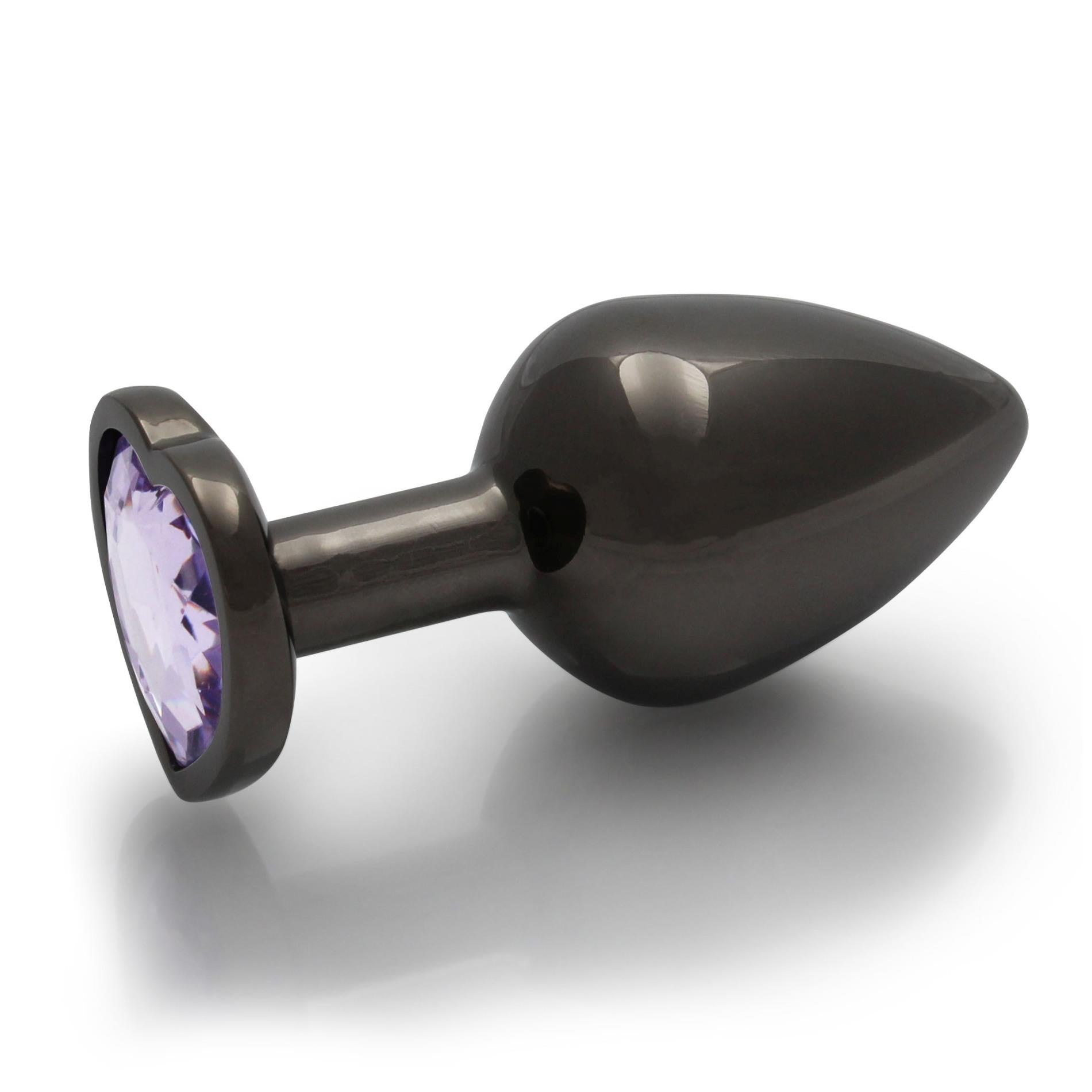 5-Heart Gem Butt Plug - Medium-5