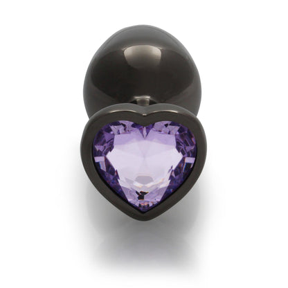8-Heart Gem Butt Plug - Medium-8