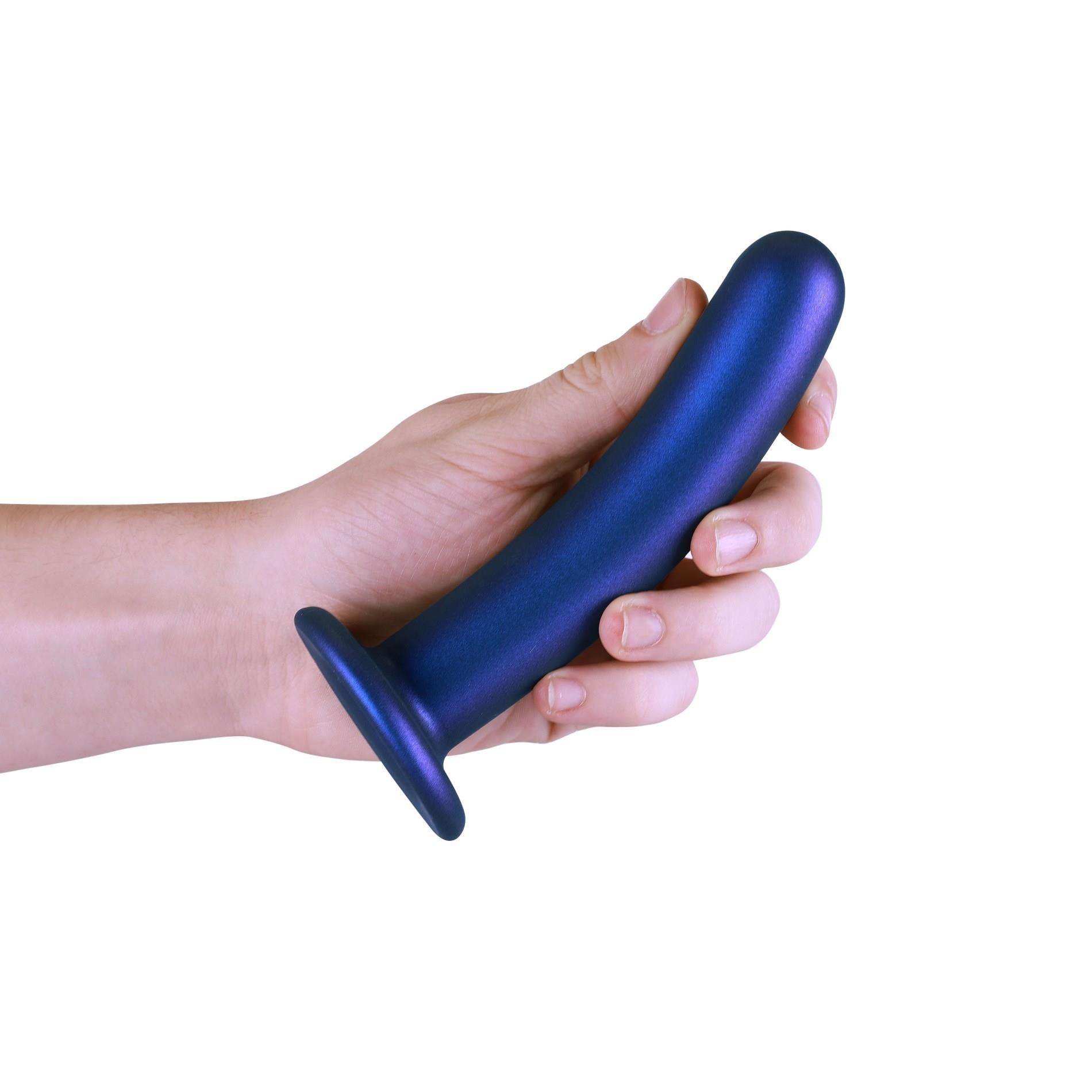 6-Smooth Silicone G-Spot Dildo - 6'' / 14,5 cm-6