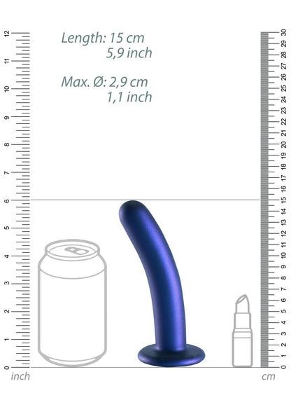 9-Smooth Silicone G-Spot Dildo - 6'' / 14,5 cm-9