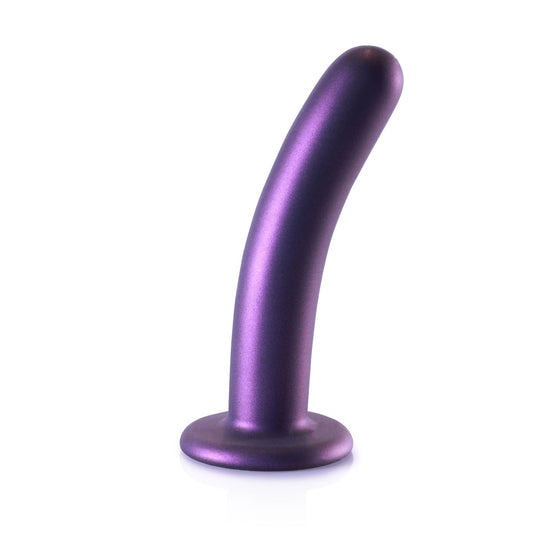 1-Smooth Silicone G-Spot Dildo - 6'' / 14,5 cm-1