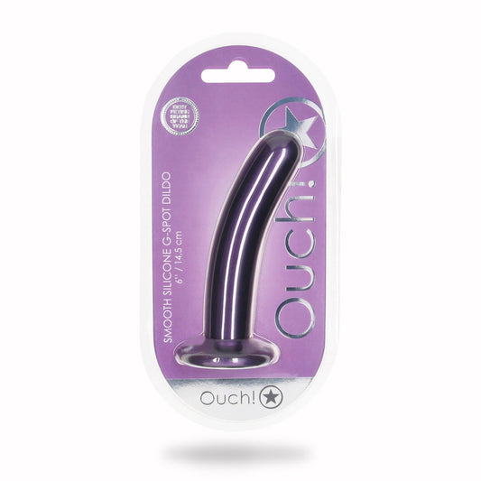 2-Smooth Silicone G-Spot Dildo - 6'' / 14,5 cm-2