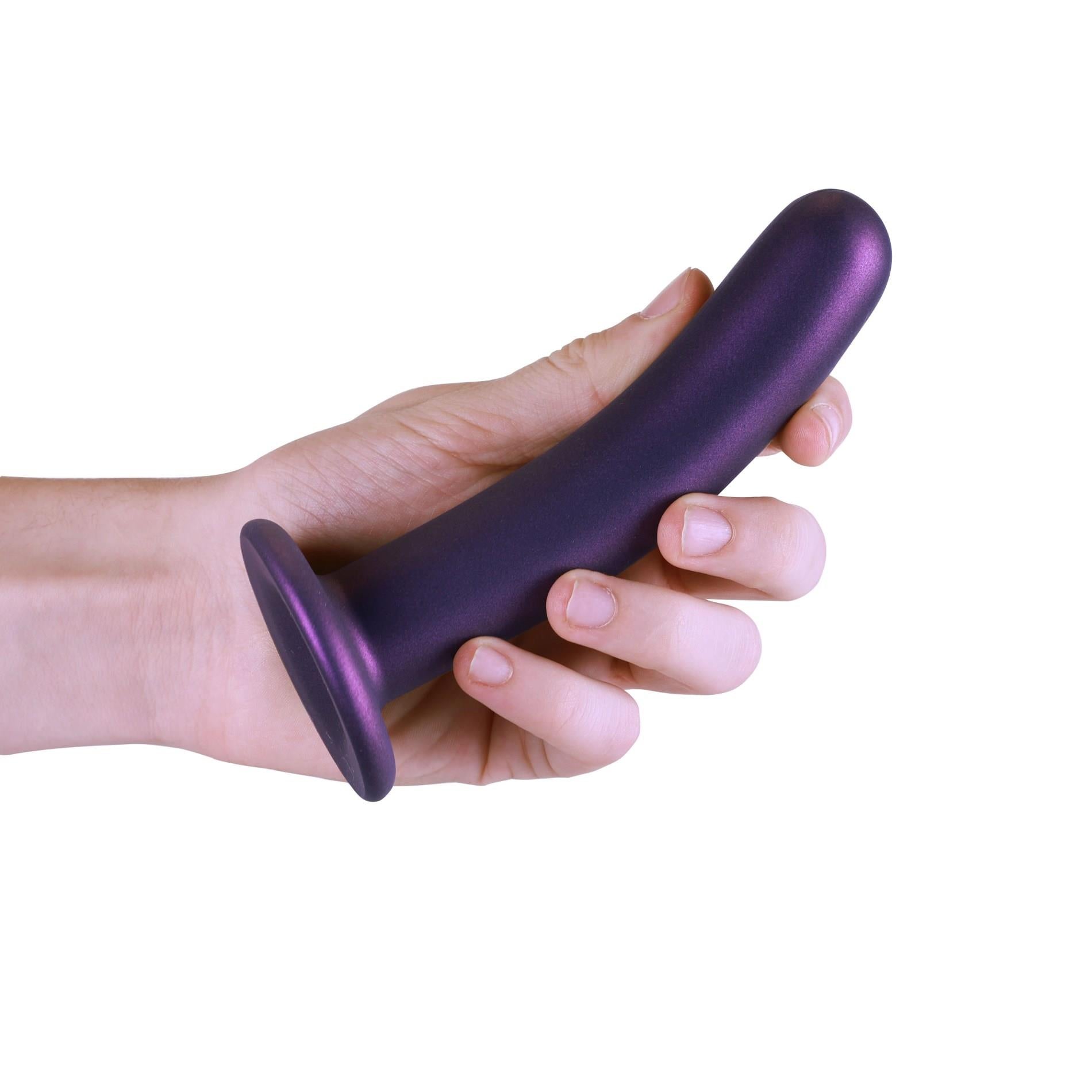 6-Smooth Silicone G-Spot Dildo - 6'' / 14,5 cm-6