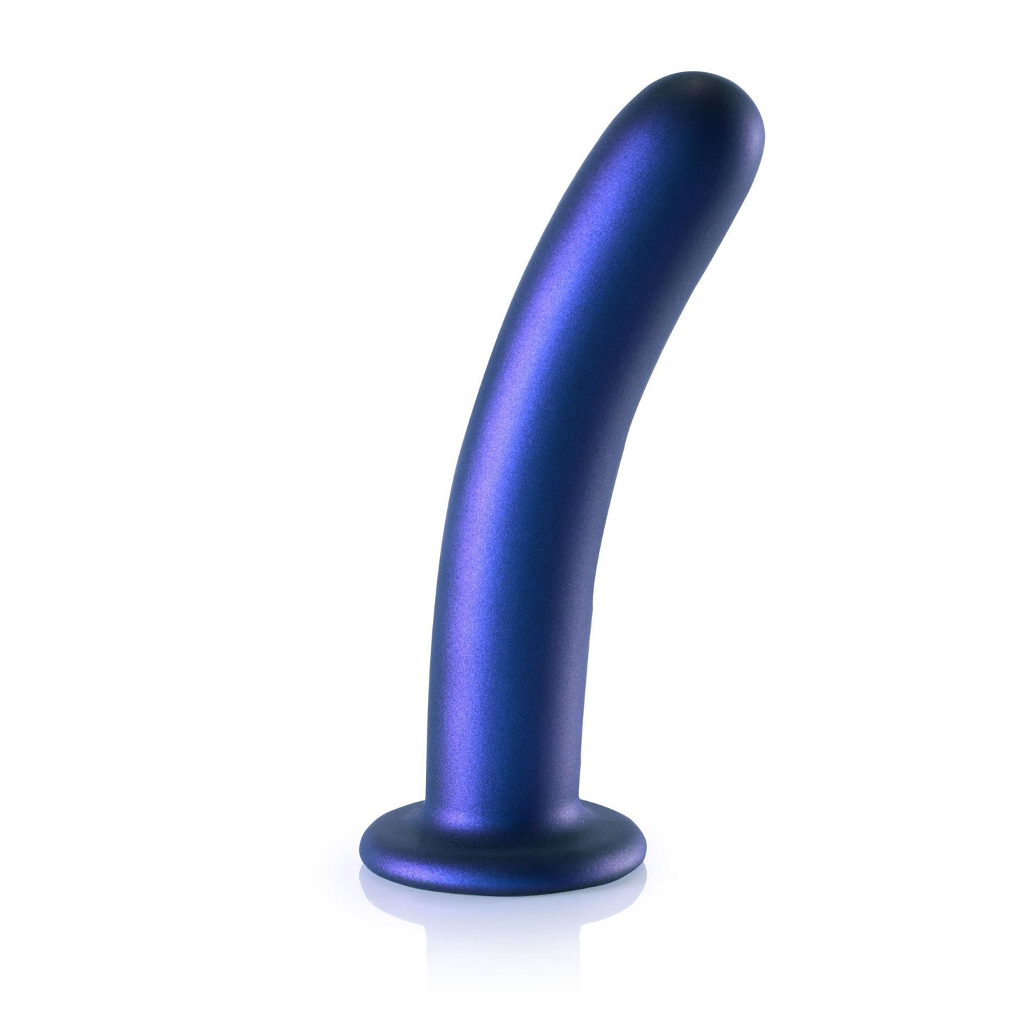 1-Smooth Silicone G-Spot Dildo - 7'' / 17 cm-1