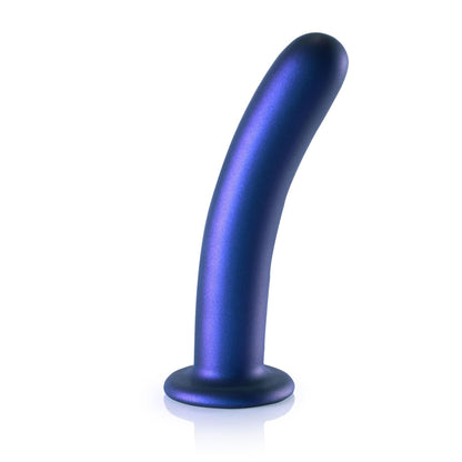 1-Smooth Silicone G-Spot Dildo - 7'' / 17 cm-1