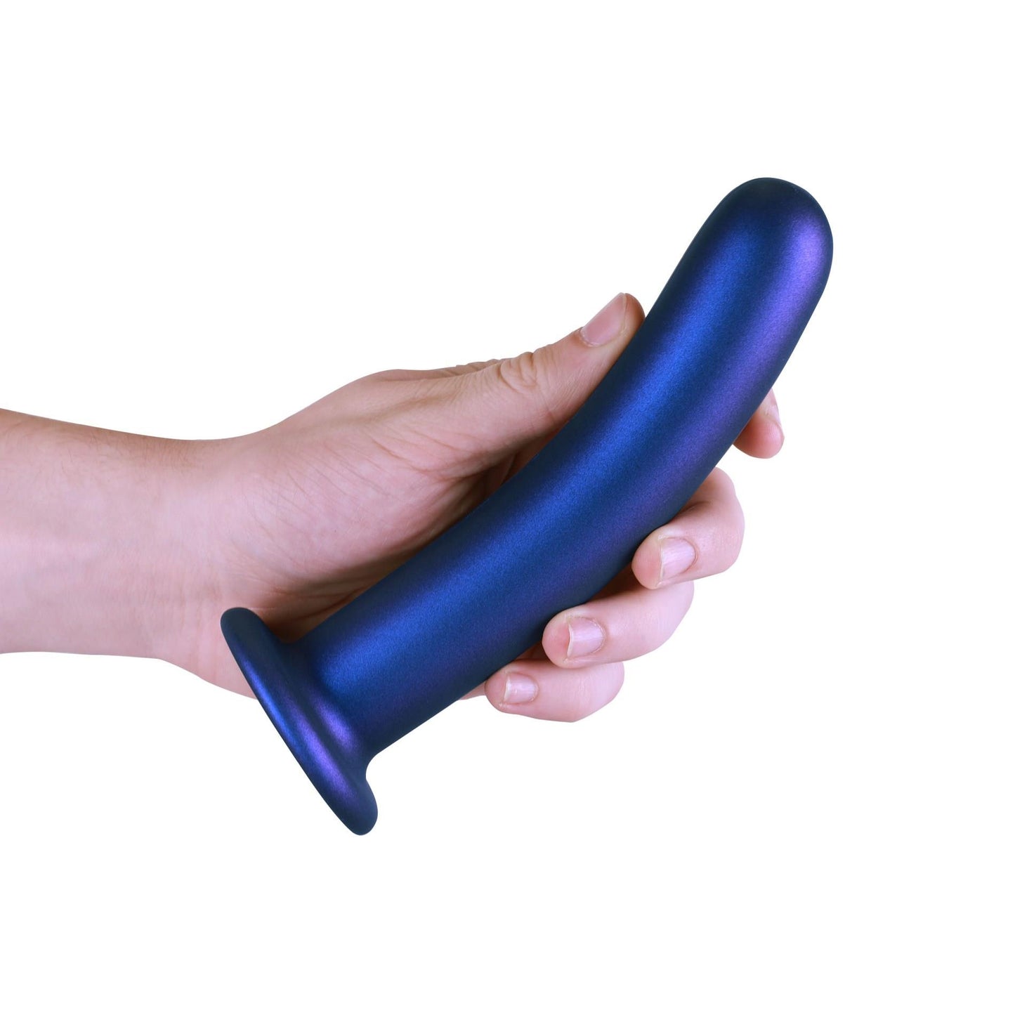 4-Smooth Silicone G-Spot Dildo - 7'' / 17 cm-4