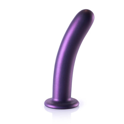 1-Smooth Silicone G-Spot Dildo - 7'' / 17 cm-1