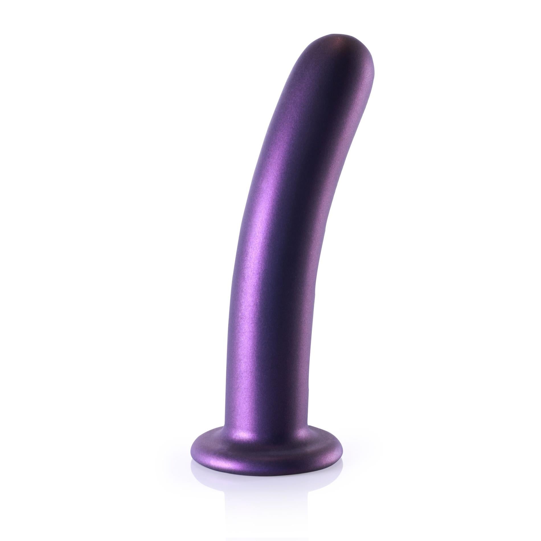 6-Smooth Silicone G-Spot Dildo - 7'' / 17 cm-6