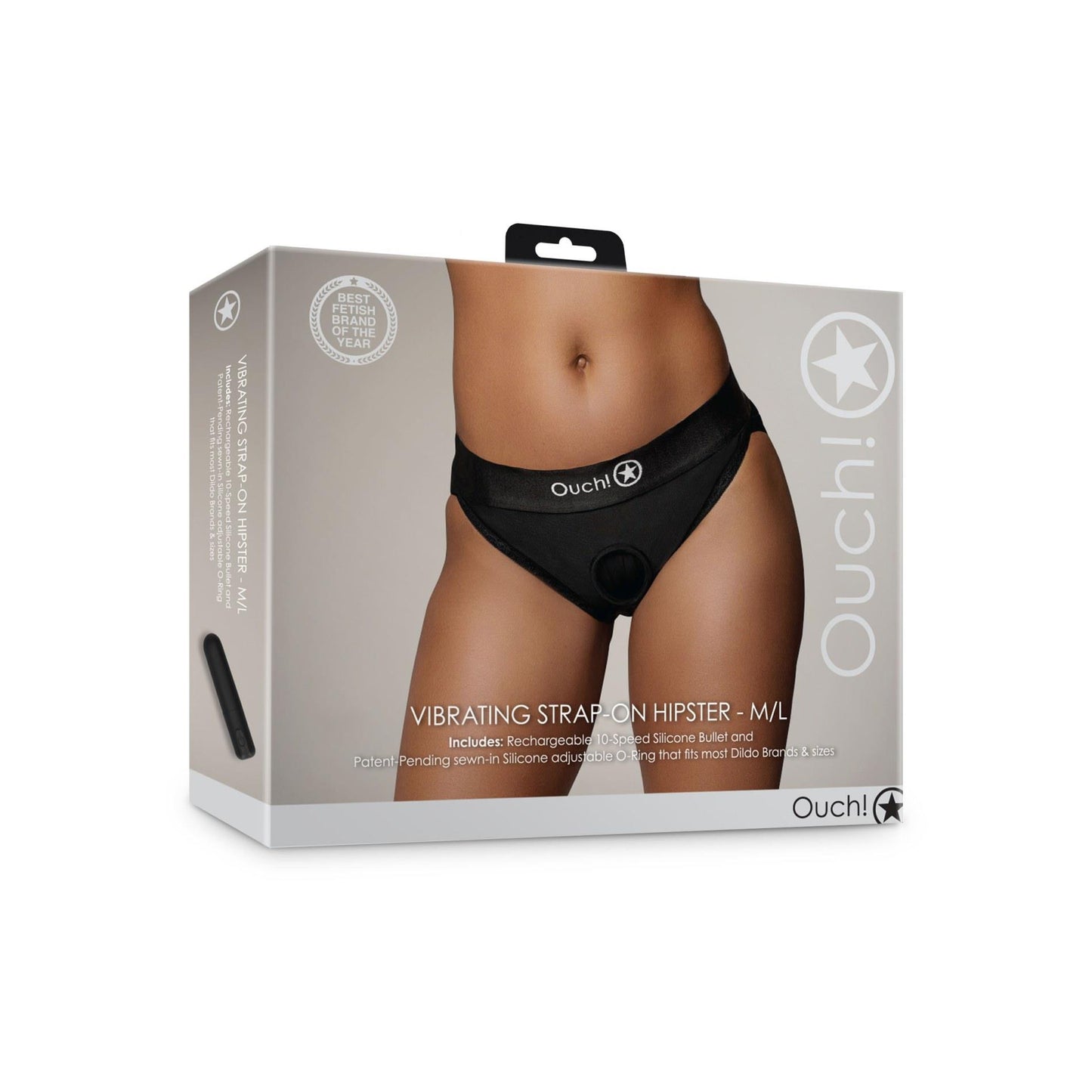 4-Vibrating Strap-on Hipster - M/L-4