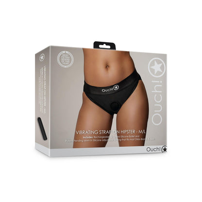 4-Vibrating Strap-on Hipster - M/L-4