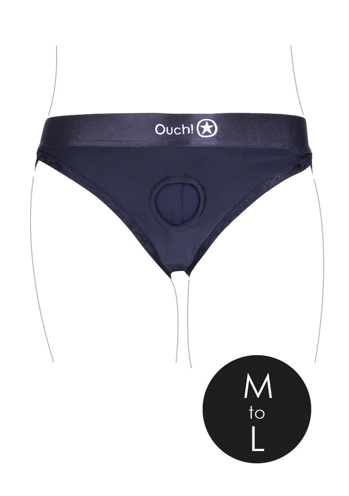 9-Vibrating Strap-on Hipster - M/L-9