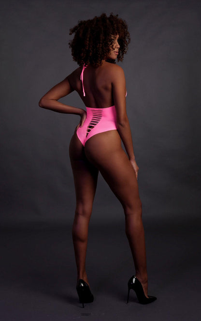 5-High-Cut Body - Neon Pink - XS/XL-5