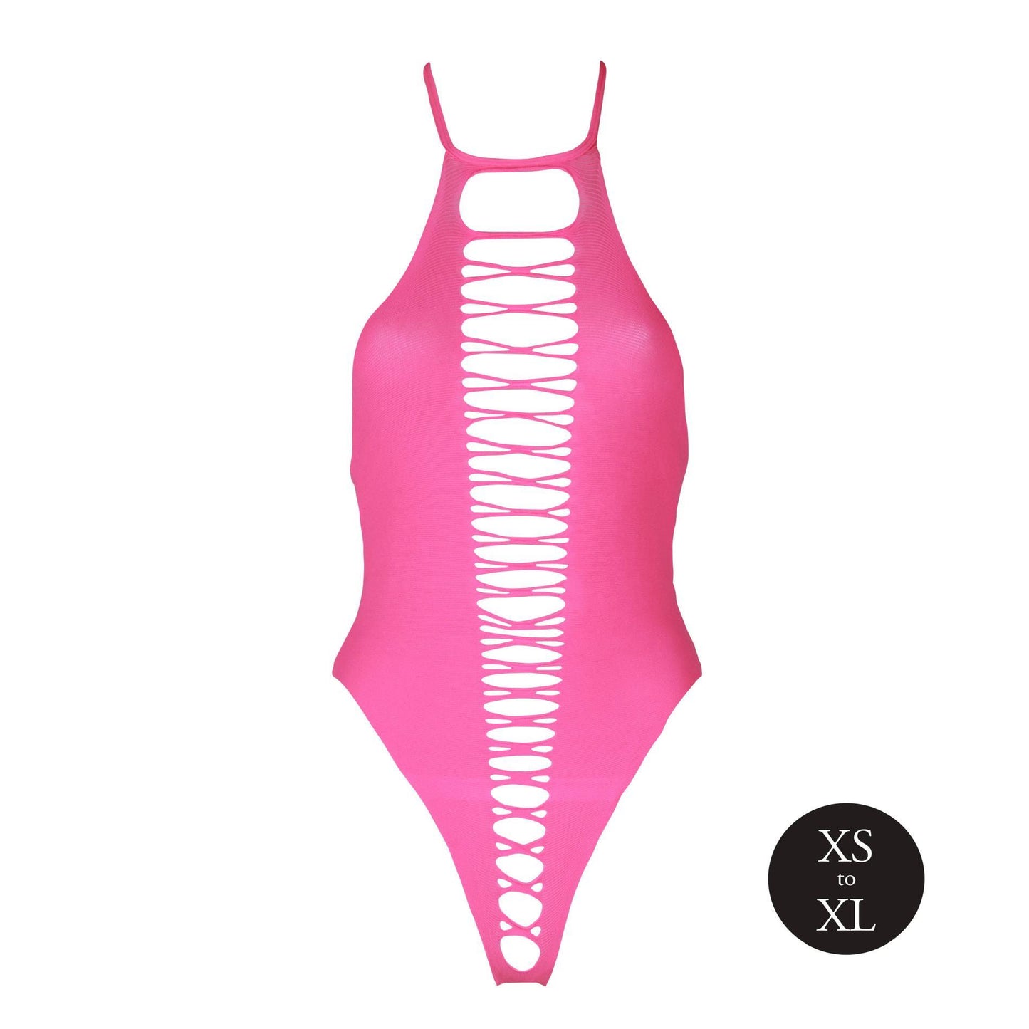 6-High-Cut Body - Neon Pink - XS/XL-6