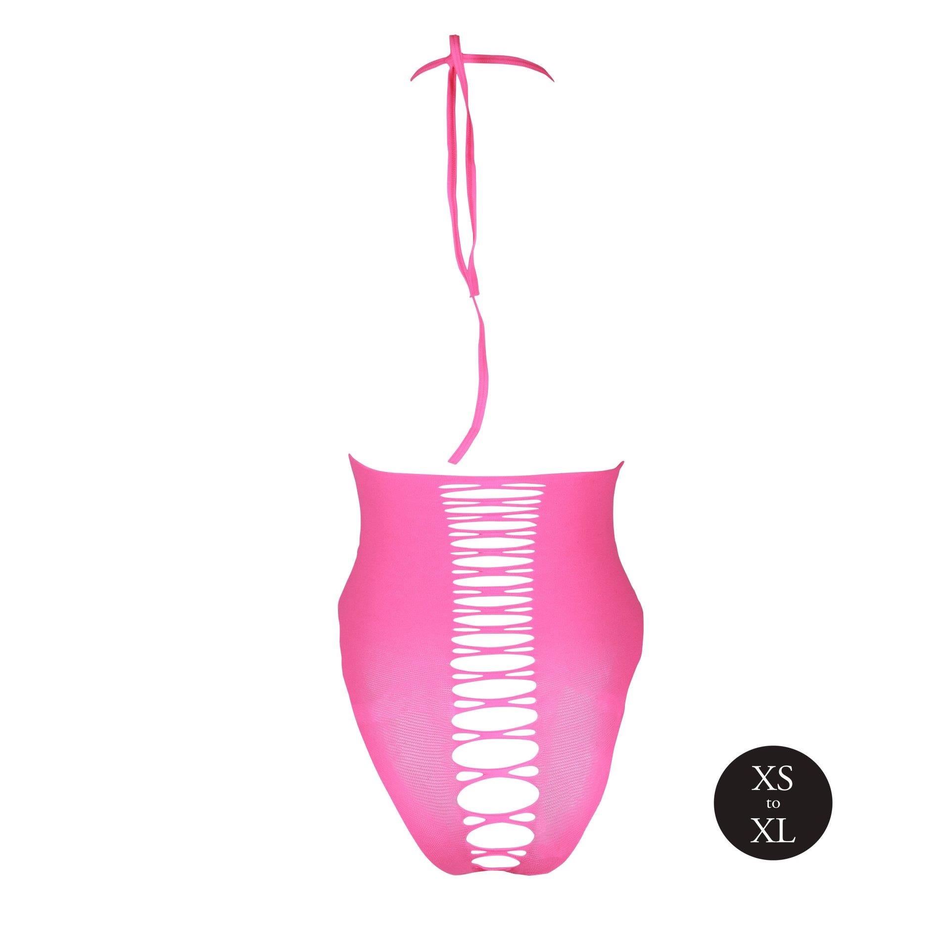 7-High-Cut Body - Neon Pink - XS/XL-7