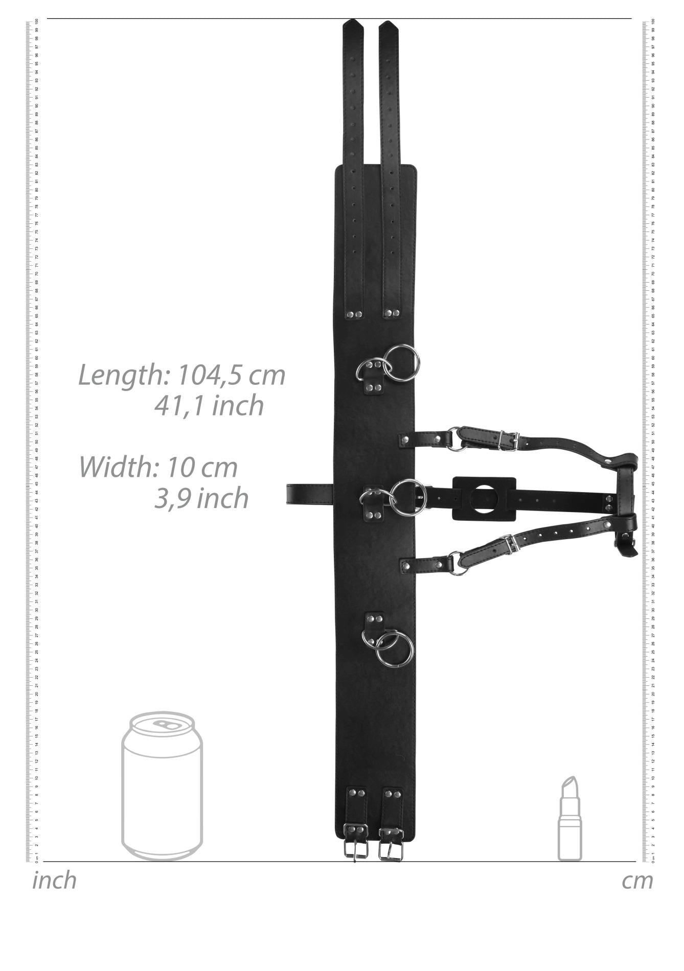 10-Belt with Vibrator Holder - Black-10