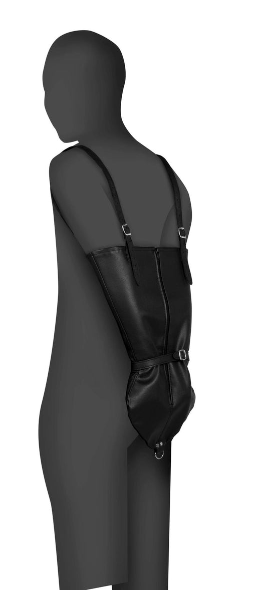 1-Kaftan do krępowania rąk z zamkiem uprząż kajdanki BDSM-1