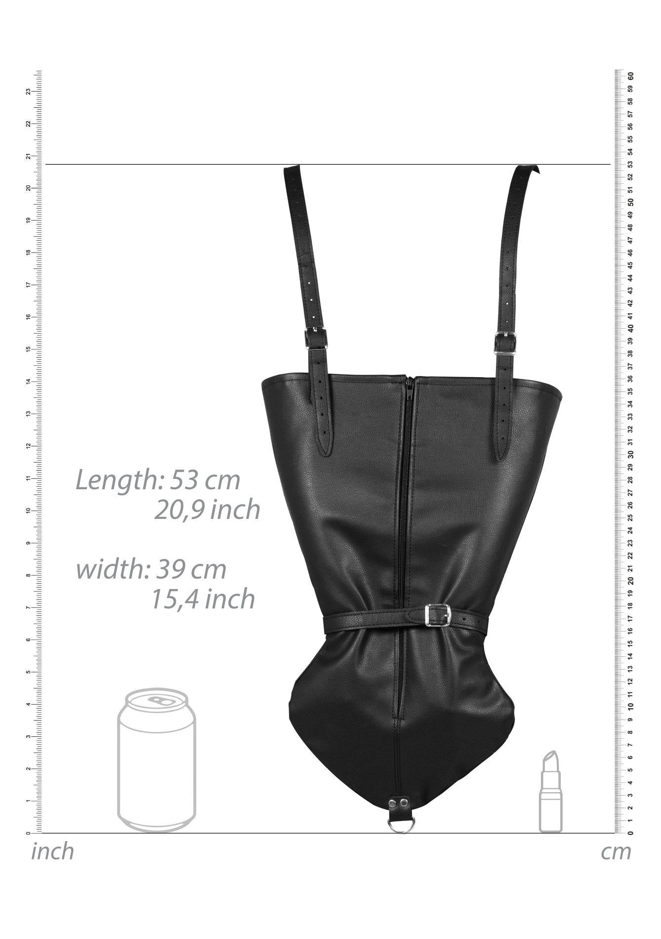 13-Kaftan do krępowania rąk z zamkiem uprząż kajdanki BDSM-13