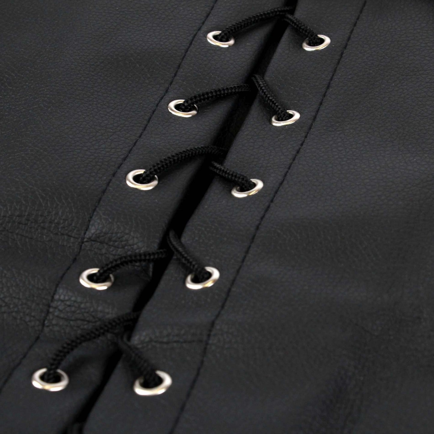 6-Lace-up Full Sleeve Arm Restraint - Black-6