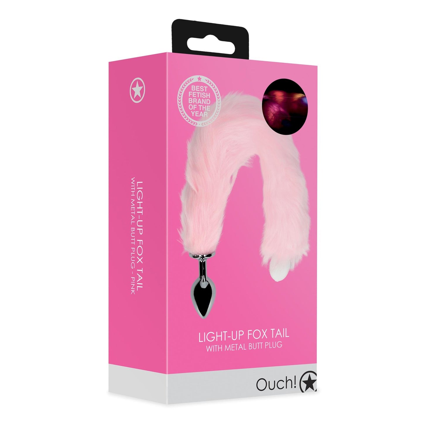 2-Light-up Fox Tail with Metal Butt Plug-2