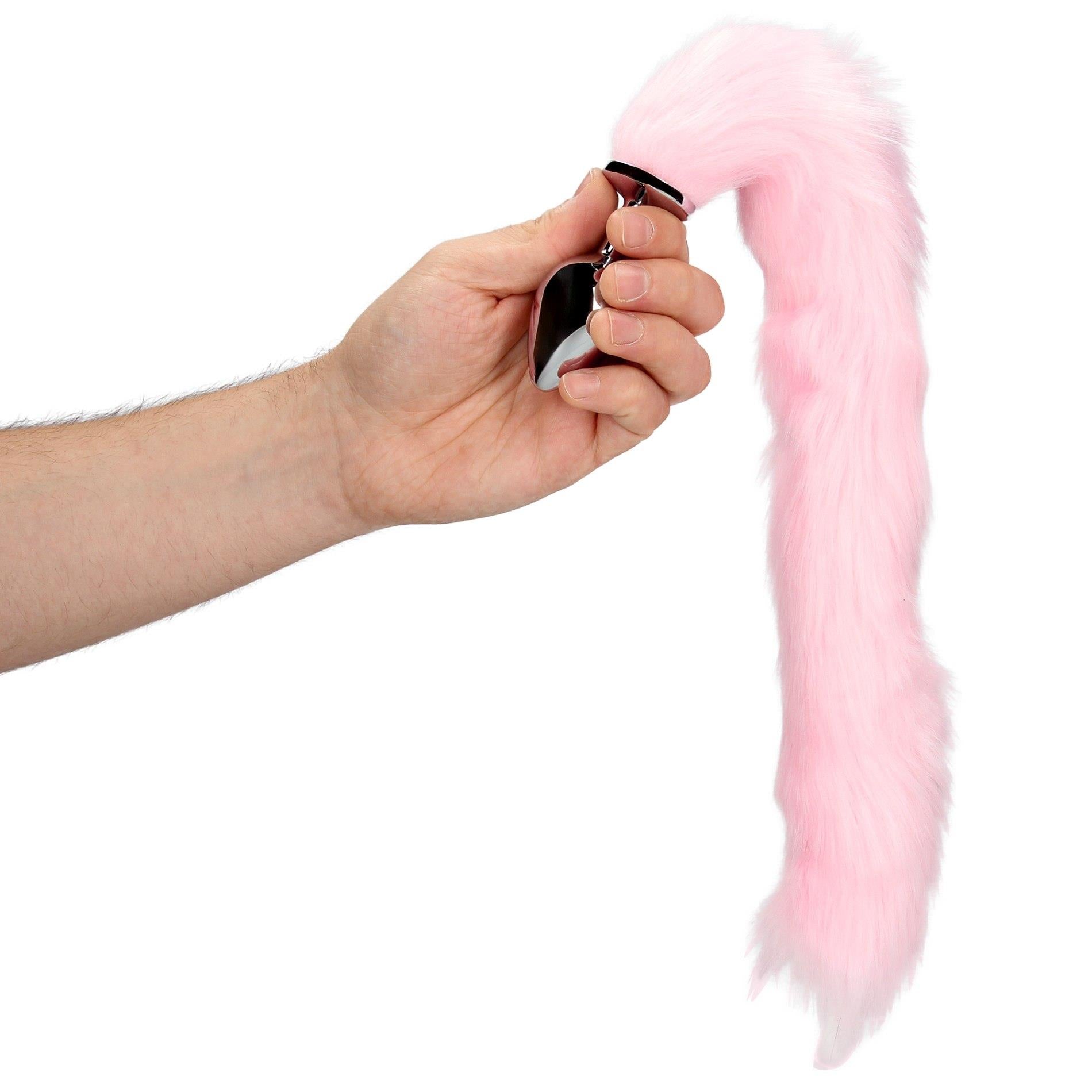 11-Light-up Fox Tail with Metal Butt Plug-11