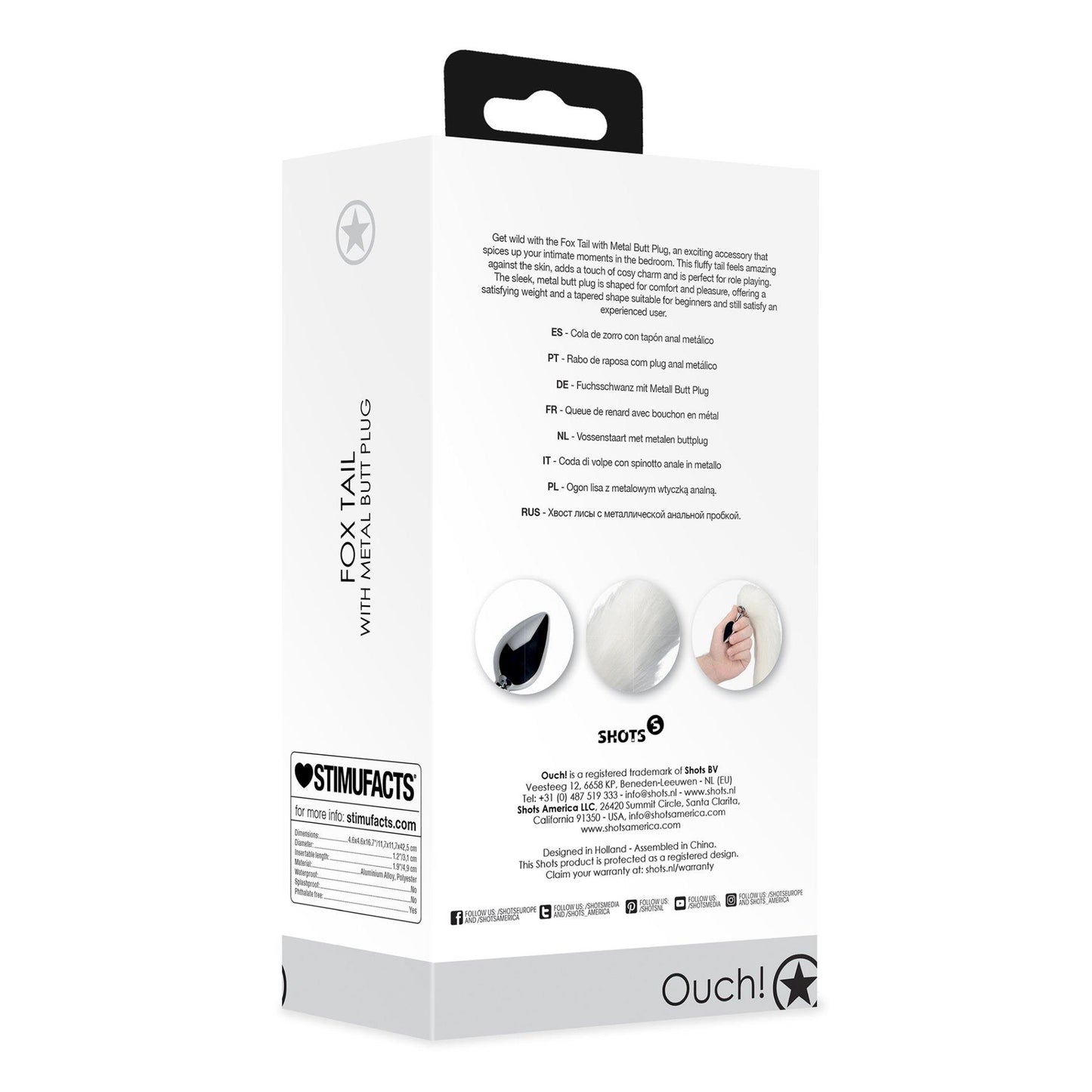 3-Fox Tail with Metal Butt Plug-3