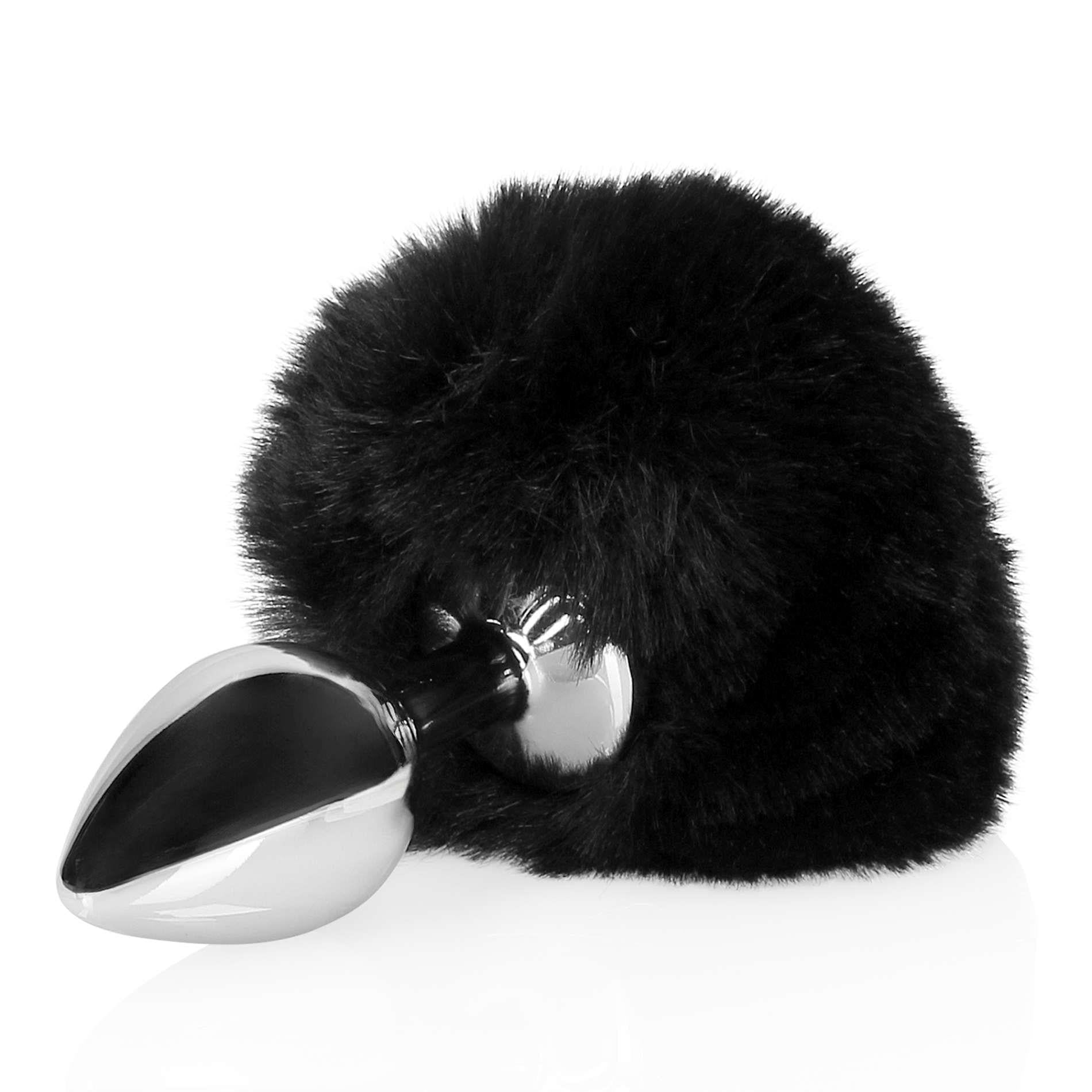 1-Bunny Tail with Metal Butt Plug-1